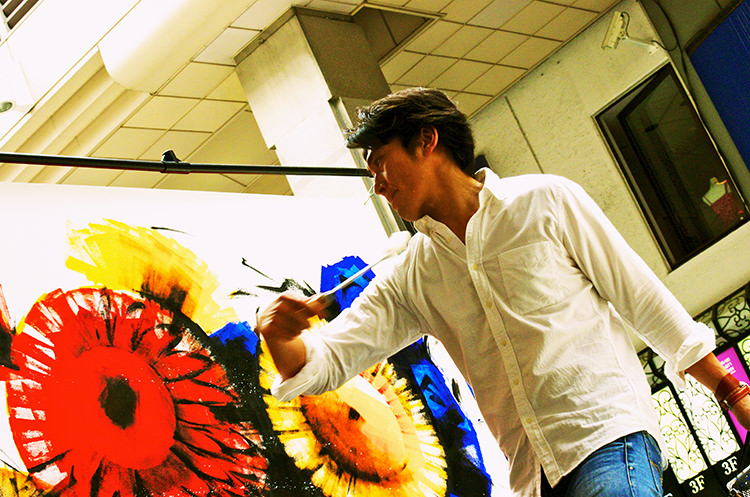 【等々力緑地会場】ライブペインティングショー